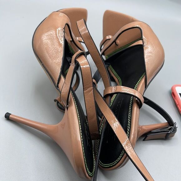 ASOS pointy toe Nash sandal. Stiletto heels Ankle Straps - Picture 12 of 16